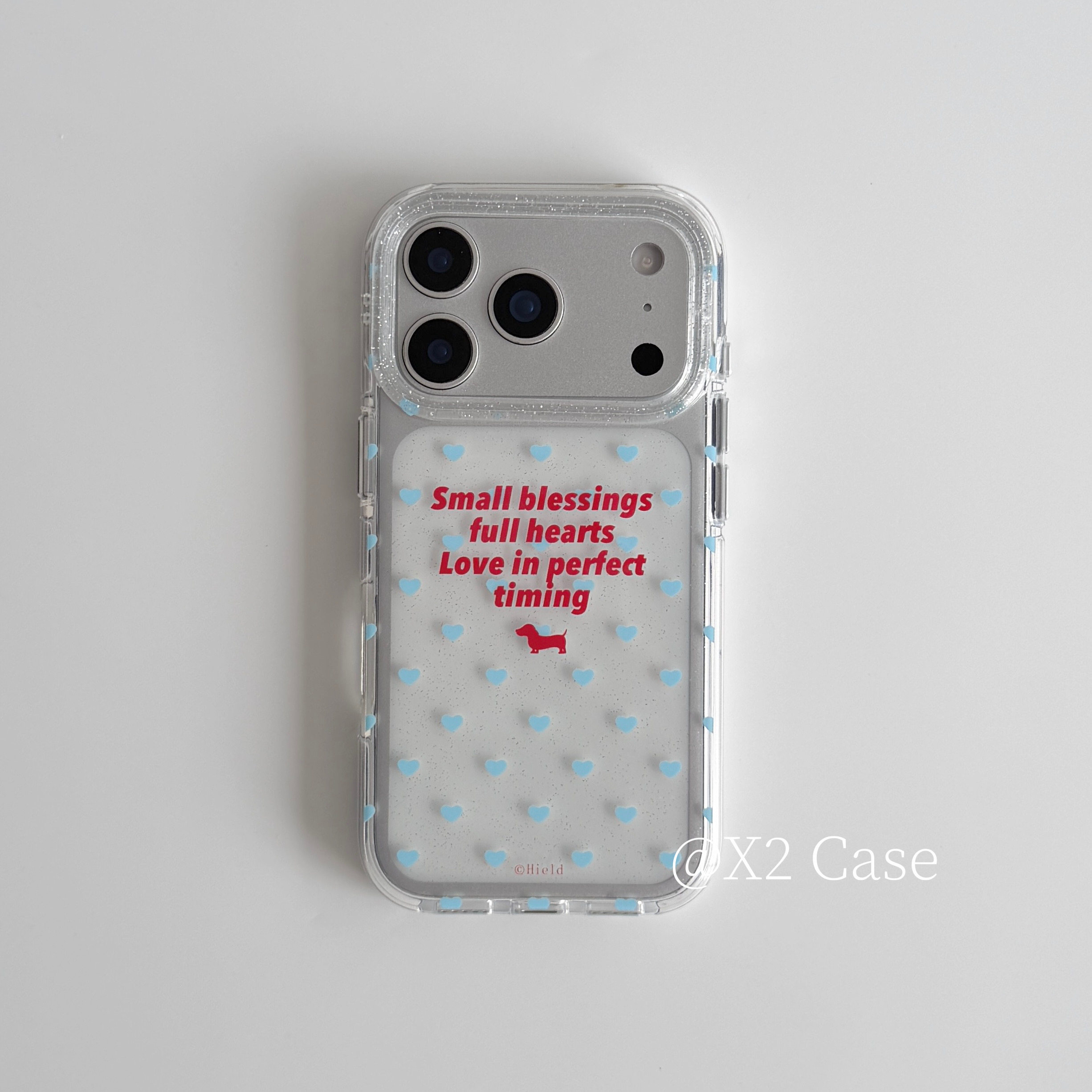 Phone Cases Cool Girl - Ins Blue Love English Shining Y2K