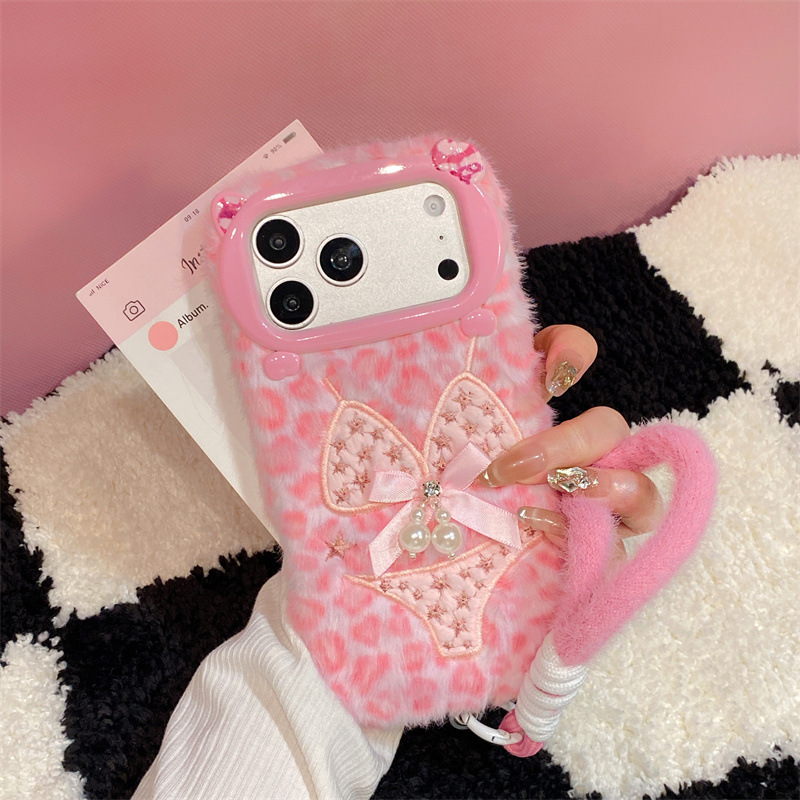 Phone Cases Iphone 17 - Luxury Leopard Print Bikini Pattern Plush