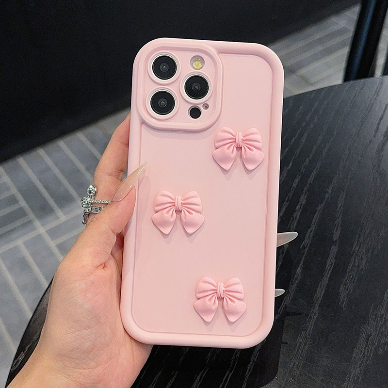 Phone Cases Rugged - Pink Bow Tie Phone Case For