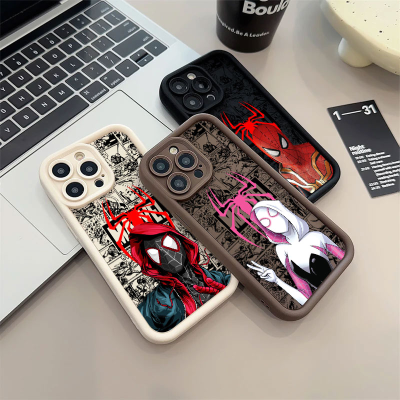 Spiderman Miles Morales Gwen M - Phone Cases Iphone 17 评论和价格