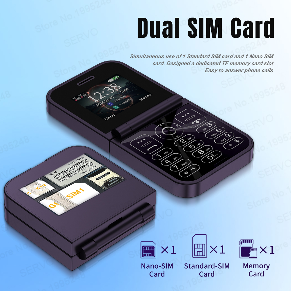SERVO F15 Mini GSM Flip Mobile - Phone Cases Verizon 评论和价格