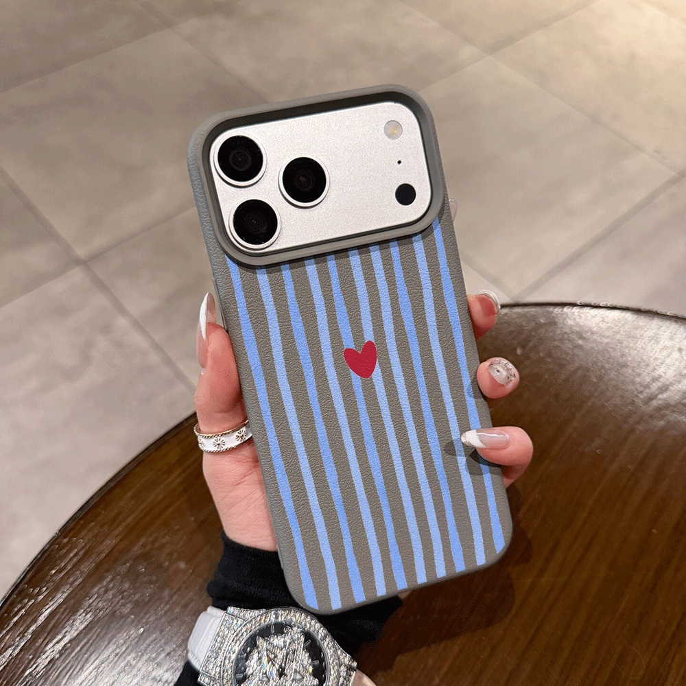 Vertical Stripes Hearts Phone  - Phone Cases Iphone 17 评论和价格