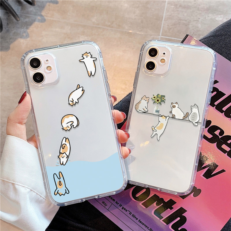 Lovely Fishes Clear Phone Case - Phone Cases Clear 评论和价格