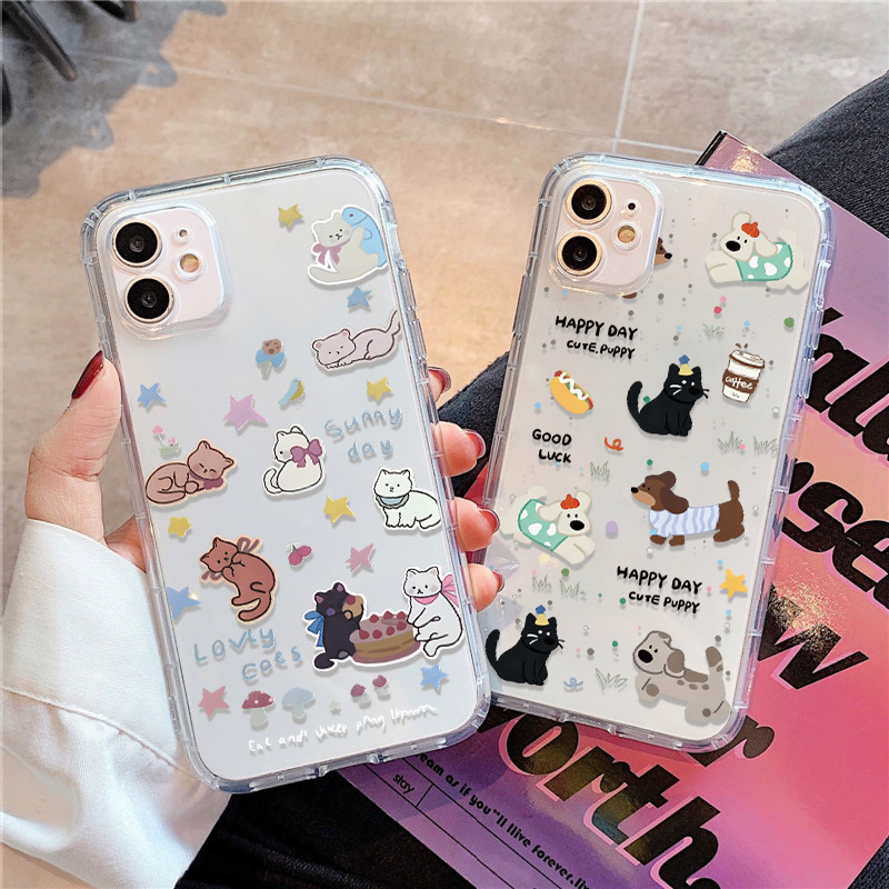 Lovely Fishes Clear Phone Case - Phone Cases Clear 评论和价格