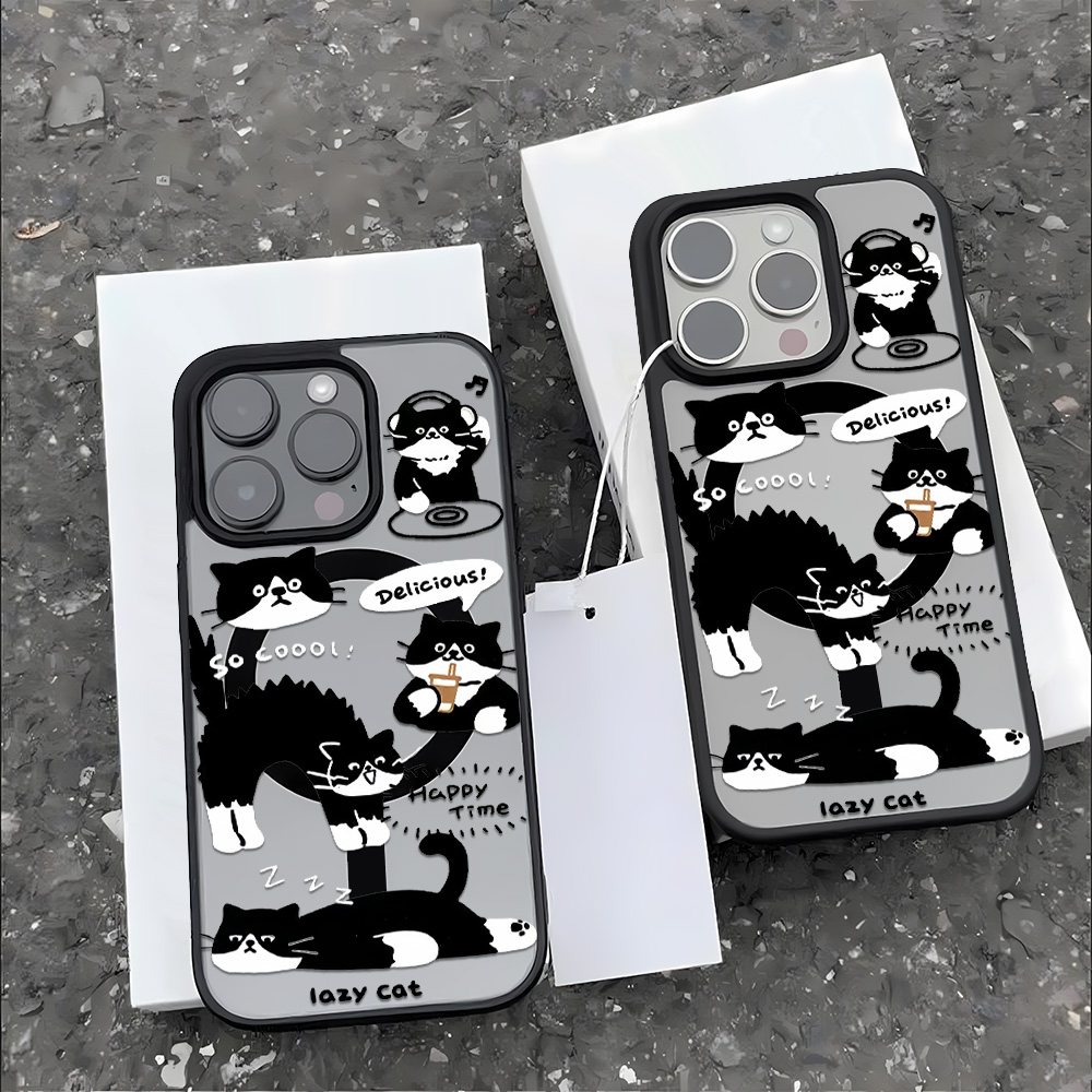 Funny Black Cat Wireless Charg - Phone Cases With Magsafe 评论和价格