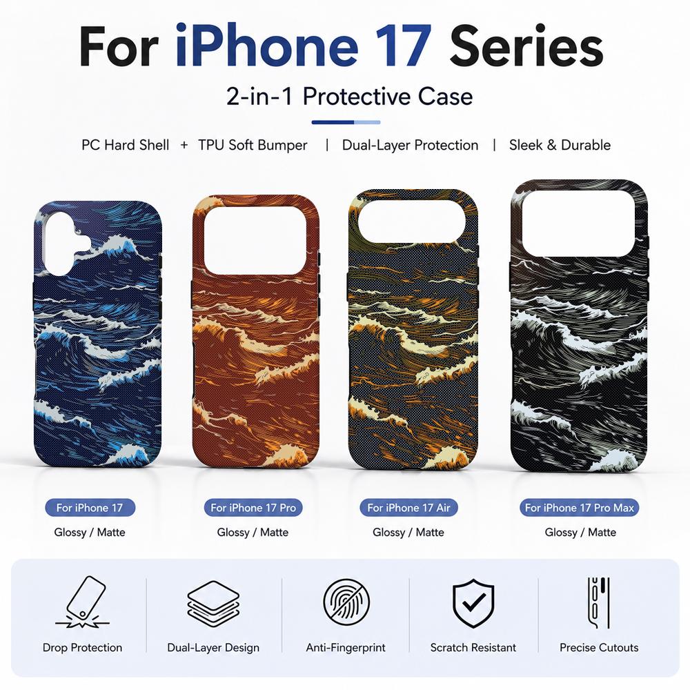 Luxury Carbon Fiber Sea Wave T - Phone Cases With Magsafe 评论和价格