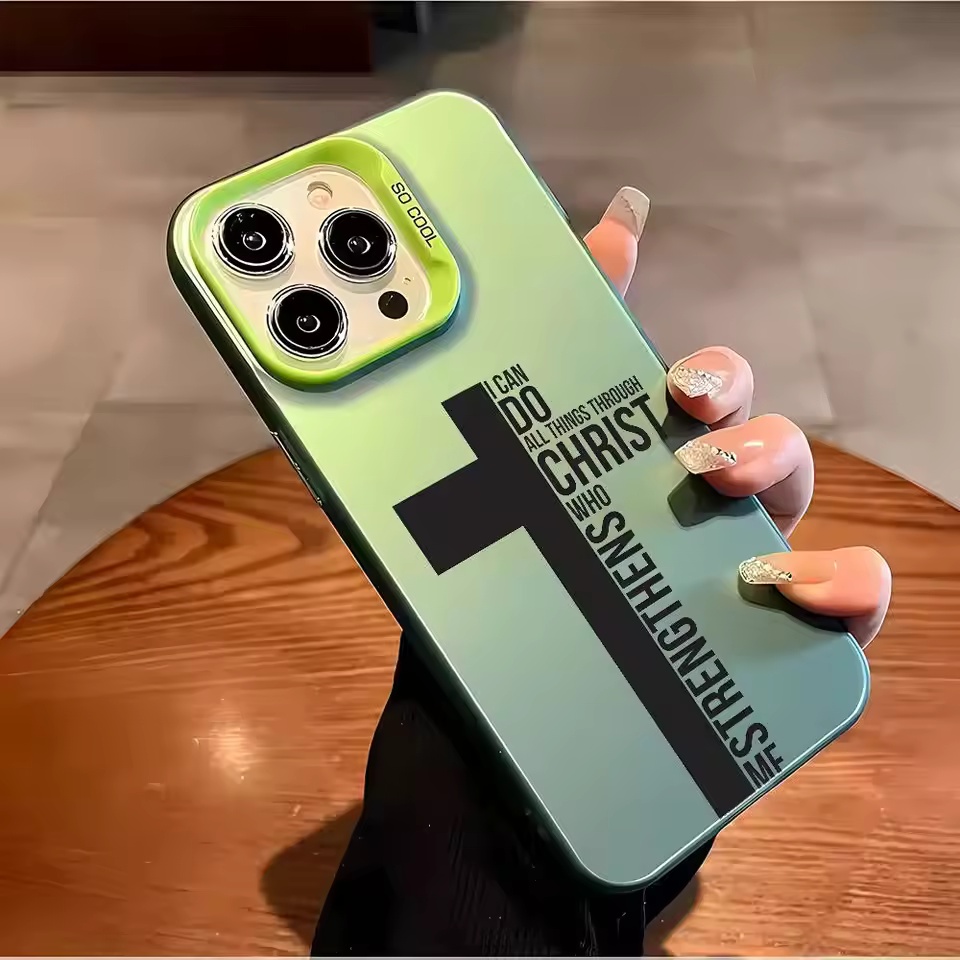 Anti Fingerprint Cross Bible P - Phone Cases Iphone 17 评论和价格