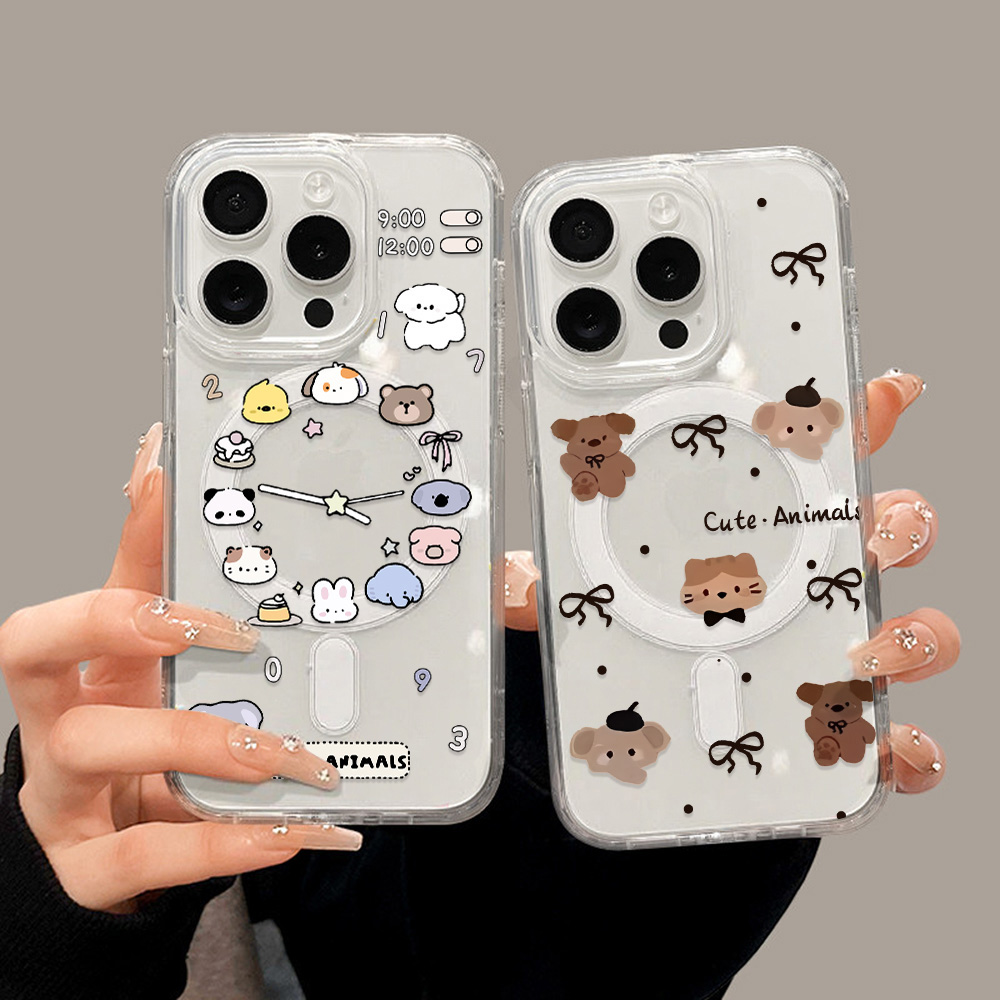 Cute Cartoon Animals Phone Cas - Phone Cases With Magsafe 评论和价格