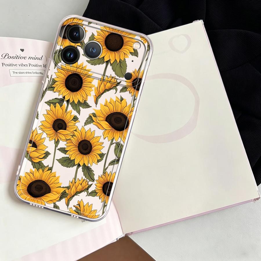 Cute Sunflower Pattern Case fo - Phone Cases Iphone 17 评论和价格