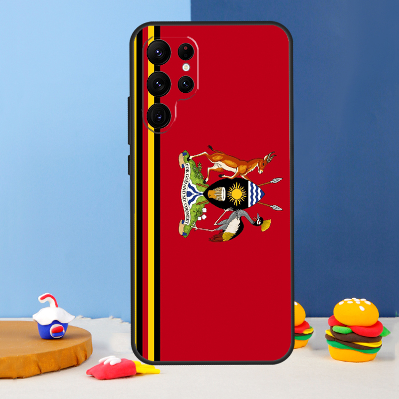 Uganda Flag Coat Of Arms Phone - Phone Cases Uganda 评论和价格