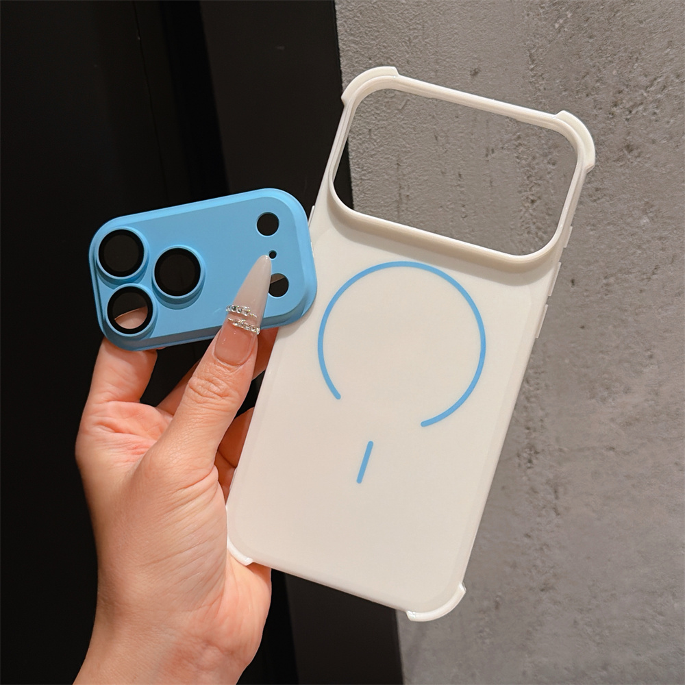 Contrast Color Armor Phone Cas - Phone Cases With Magsafe 评论和价格