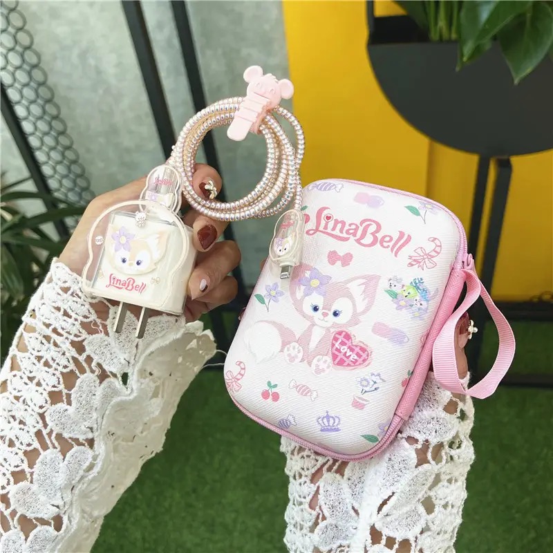 Cartoon Cable Protector for iP - Phone Cases Rubber 评论和价格
