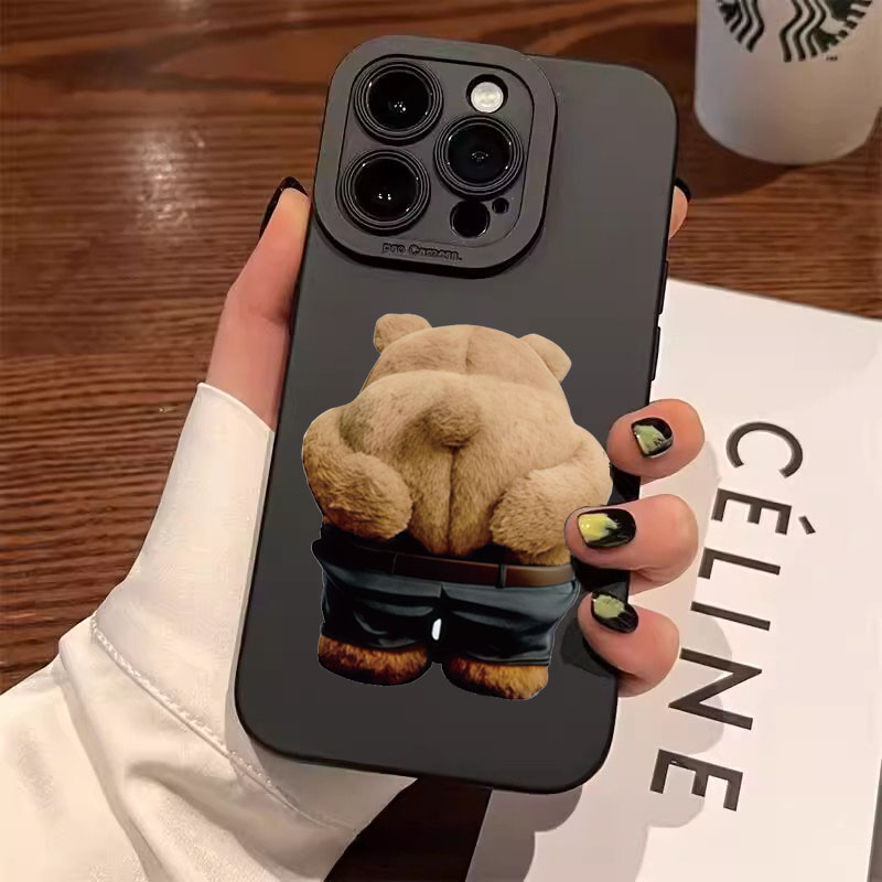 Funny Cool Bear Silicone Phone - Phone Cases Rugged 评论和价格