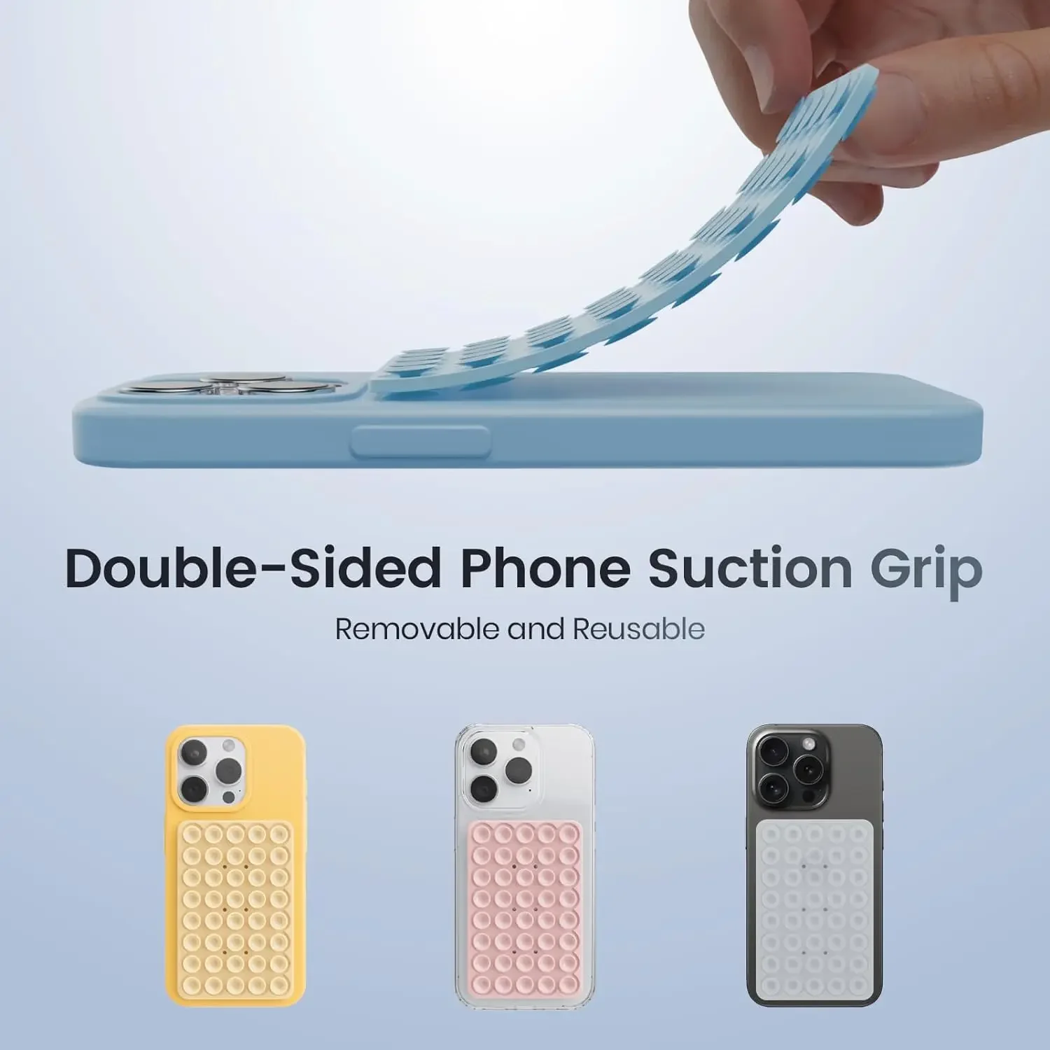 Double-Sided Suction Cup Phone - Phone Cases Rubber 评论和价格