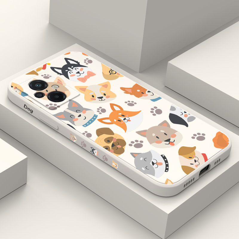 Round Dogs Phone Case For Xiao - Phone Cases Rubber 评论和价格