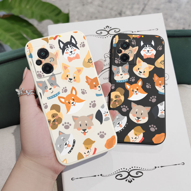 Round Dogs Phone Case For Xiao - Phone Cases Rubber 评论和价格