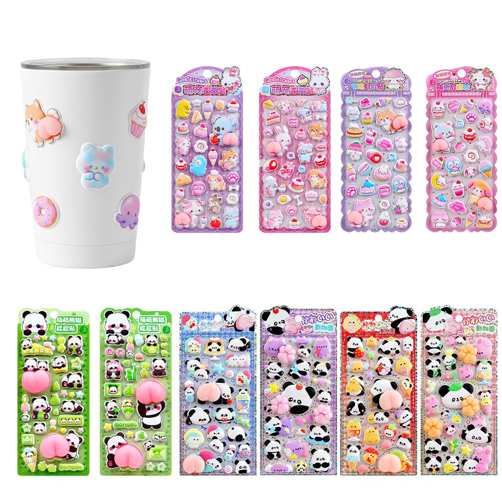 Cute 3D Panda Cartoon Stress R - Phone Cases Rubber 评论和价格