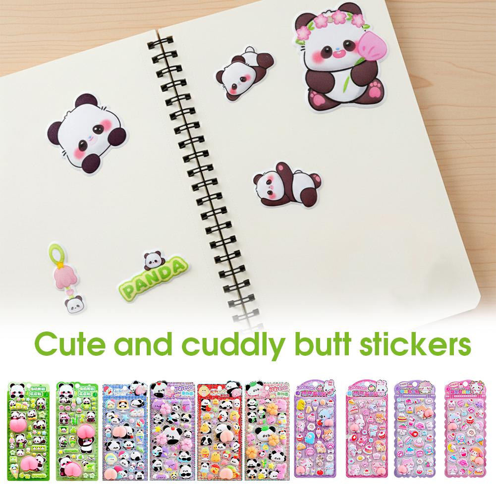 Cute 3D Panda Cartoon Stress R - Phone Cases Rubber 评论和价格