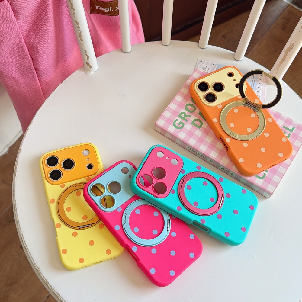 INS Polka Dot Magnetic 360° Ro - Phone Cases With Magsafe 评论和价格