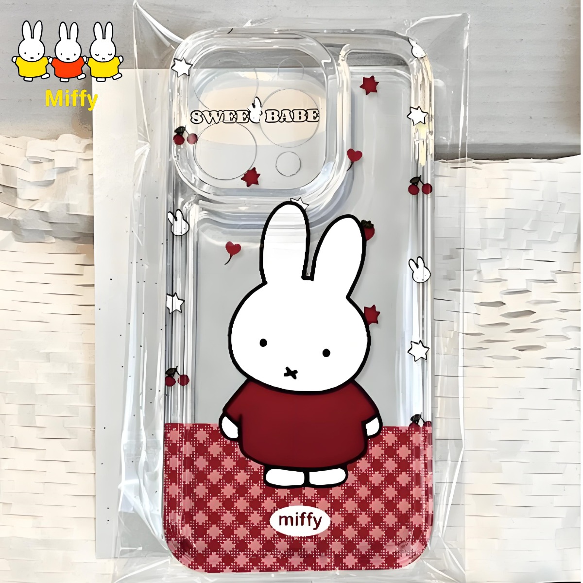 Cute Miffy Rabbit Phone Case C - Phone Cases Rubber 评论和价格