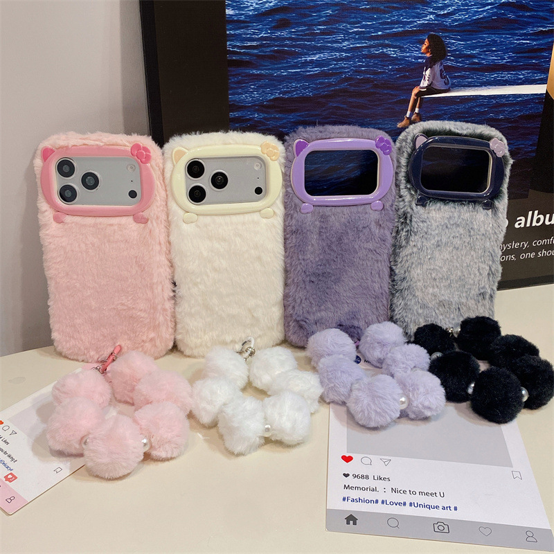 Luxury Solid Colors Furry Plus - Phone Cases Iphone 17 评论和价格