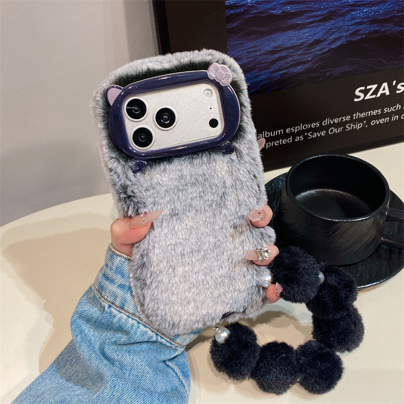 Luxury Solid Colors Furry Plus - Phone Cases Iphone 17 评论和价格