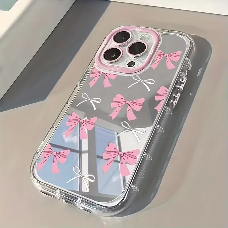 Simple Blue Pink Bow Girl Cute - Phone Cases Cool Girl 评论和价格