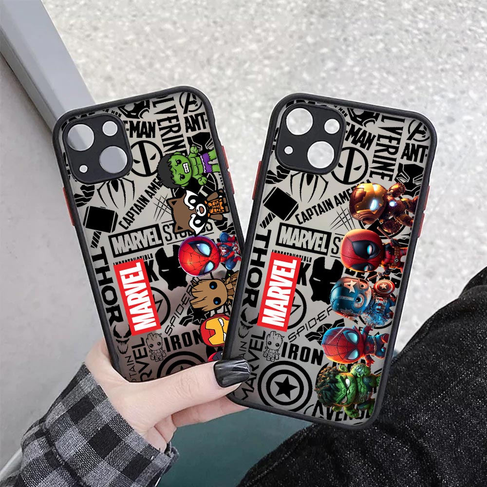 Cute Marvel Heroes Matte Trans - Phone Cases Rugged 评论和价格