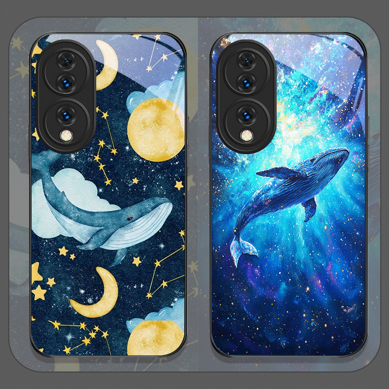 Cartoon Starry Sky Blue Whale  - Huawei Nova 12 评论和价格