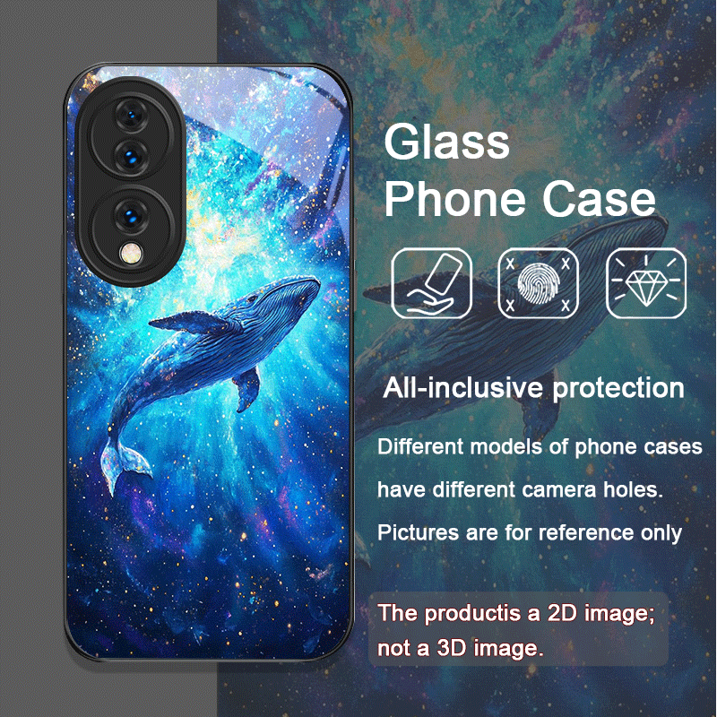 Cartoon Starry Sky Blue Whale  - Huawei Nova 12 评论和价格