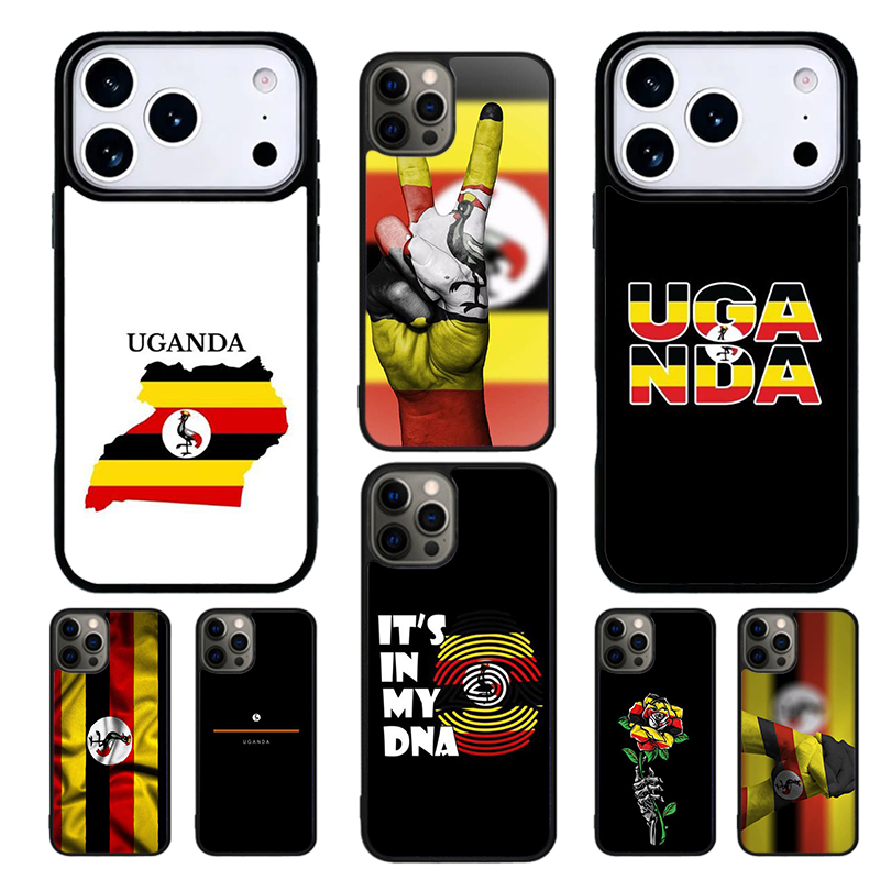 Uganda Flag Pattern Phone Case - Phone Cases Uganda 评论和价格