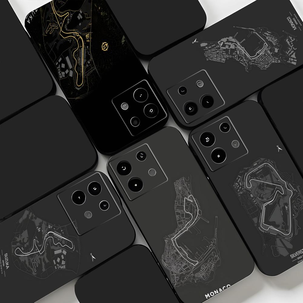 F1 Race Track Print  Phone Cas - Xiaomi Redmi Note 14 评论和价格