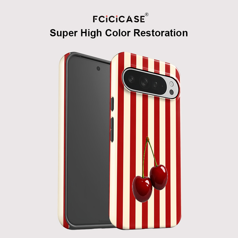 Fcicicase Cherry Stripe Patter - Phone Cases Pixel 10 Pro 评论和价格