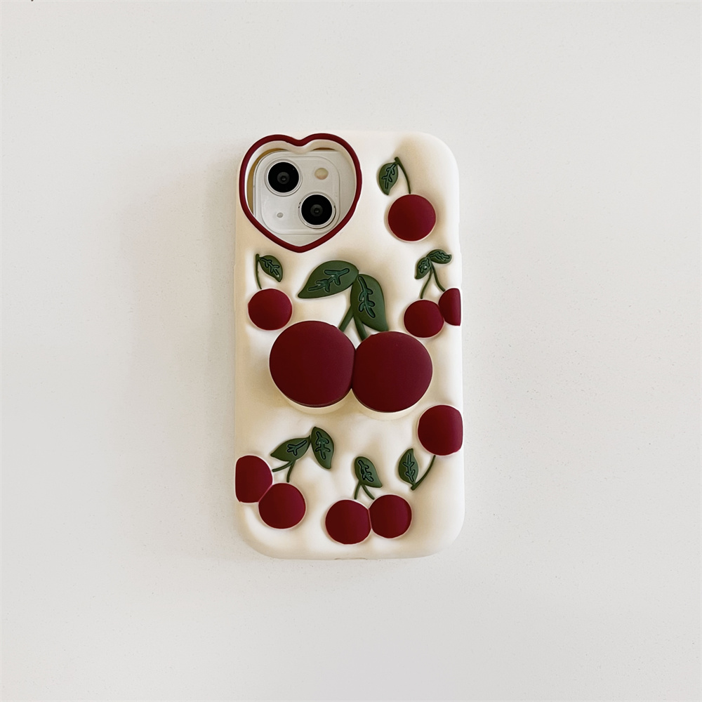 Funny Cartoon 3D Cherry Kickst - Phone Cases Dior 评论和价格