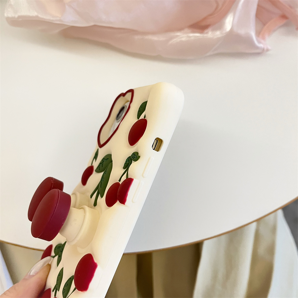 Funny Cartoon 3D Cherry Kickst - Phone Cases Dior 评论和价格