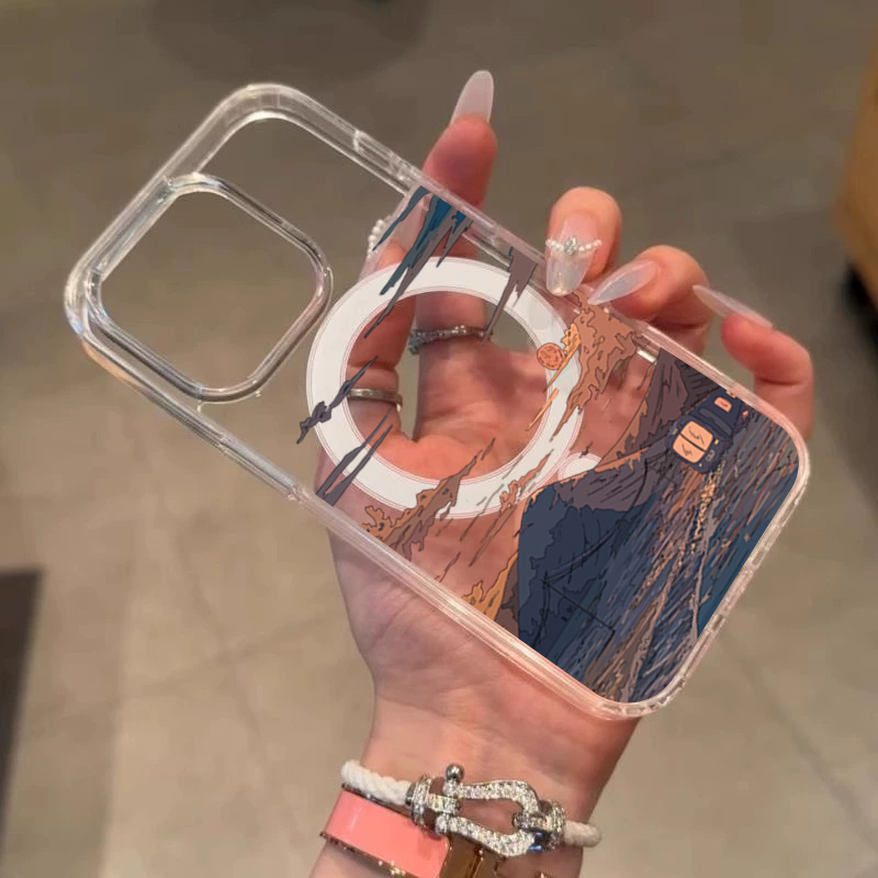 Sunset Pattern Fashion Phone C - Phone Cases With Magsafe 评论和价格
