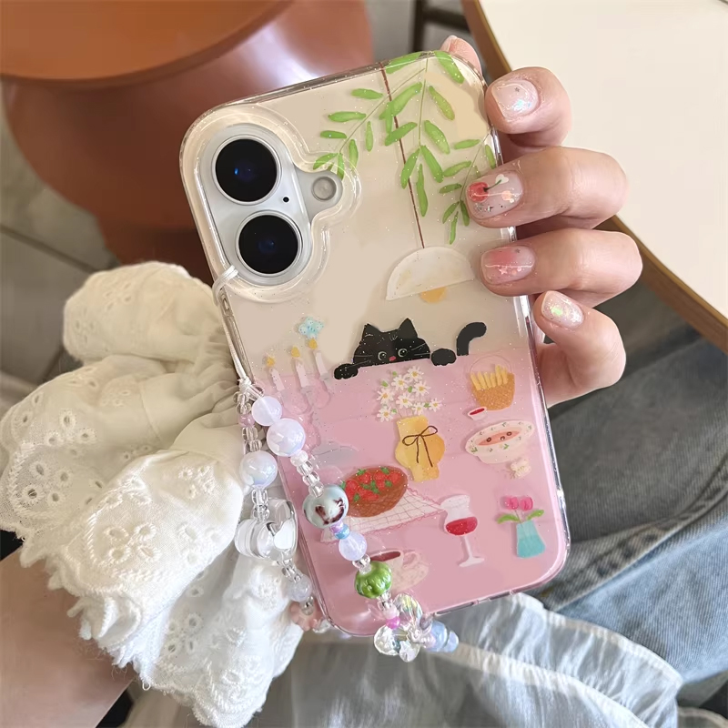 Ins Girl Cute Dining Table Lit - Phone Cases Cool Girl 评论和价格