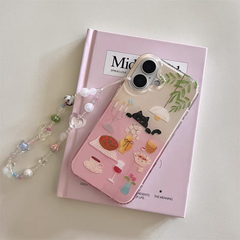 Ins Girl Cute Dining Table Lit - Phone Cases Cool Girl 评论和价格