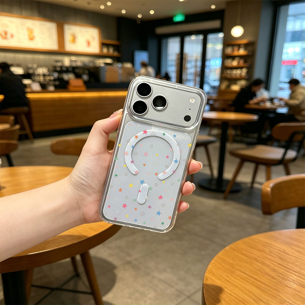 Little Star Pattern Phone Case - Phone Cases With Magsafe 评论和价格