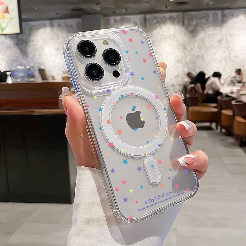 Little Star Pattern Phone Case - Phone Cases With Magsafe 评论和价格