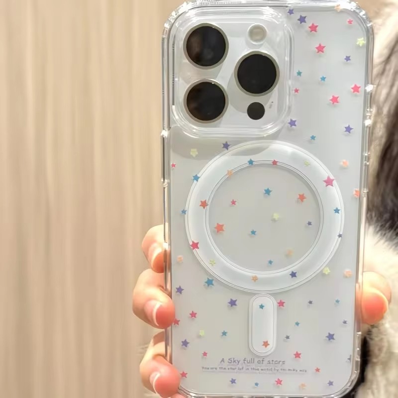 Little Star Pattern Phone Case - Phone Cases With Magsafe 评论和价格