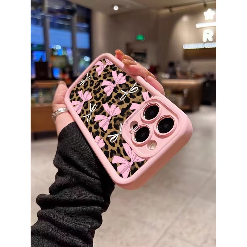 Leopard Print Bow Phone Case F - Phone Cases Iphone 17 评论和价格