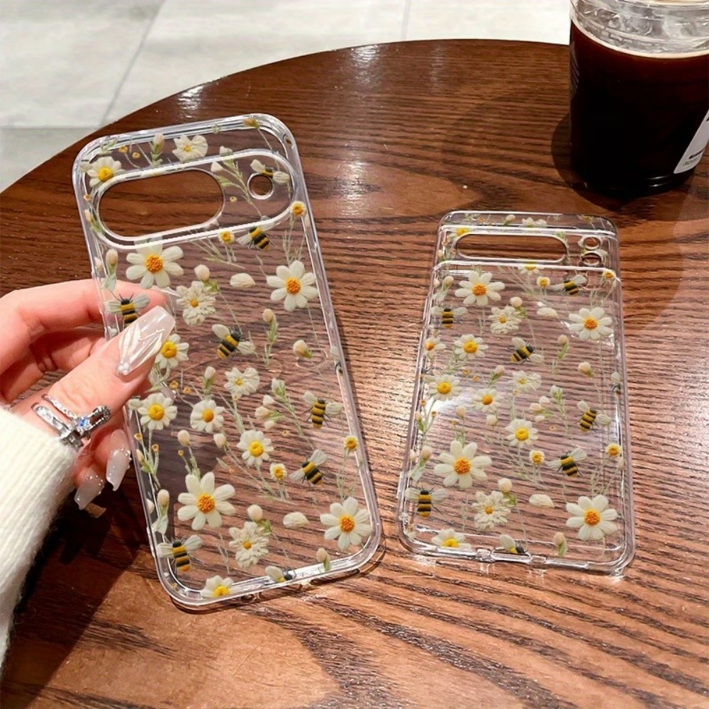 Cute Honeybee Flower Pattern S - Phone Cases Pixel 10 Pro 评论和价格