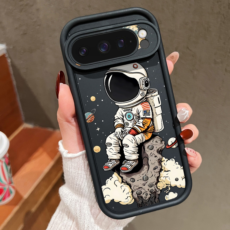 Cartoon Astronaut Print TPU Ph - Phone Cases Pixel 10 Pro 评论和价格