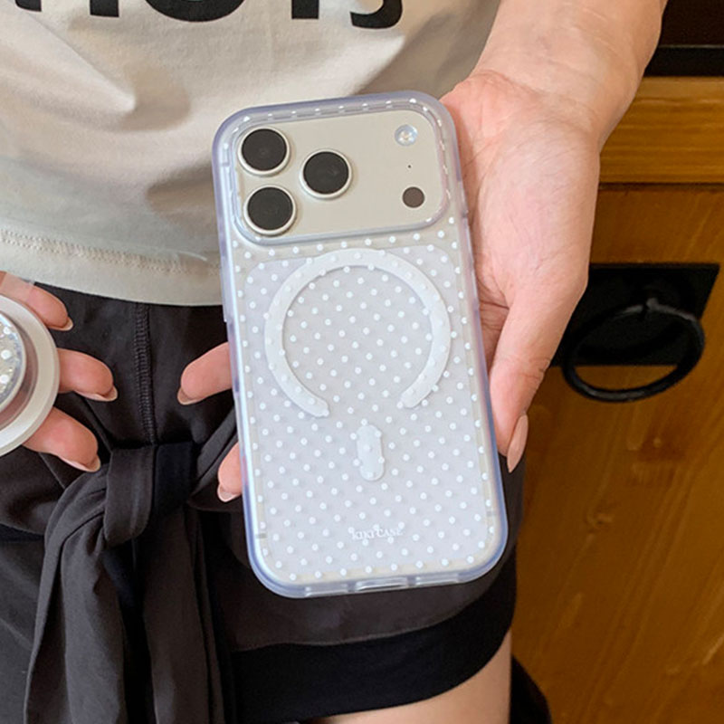 Ins Minimalist Polka Dots For  - Phone Cases With Magsafe 评论和价格