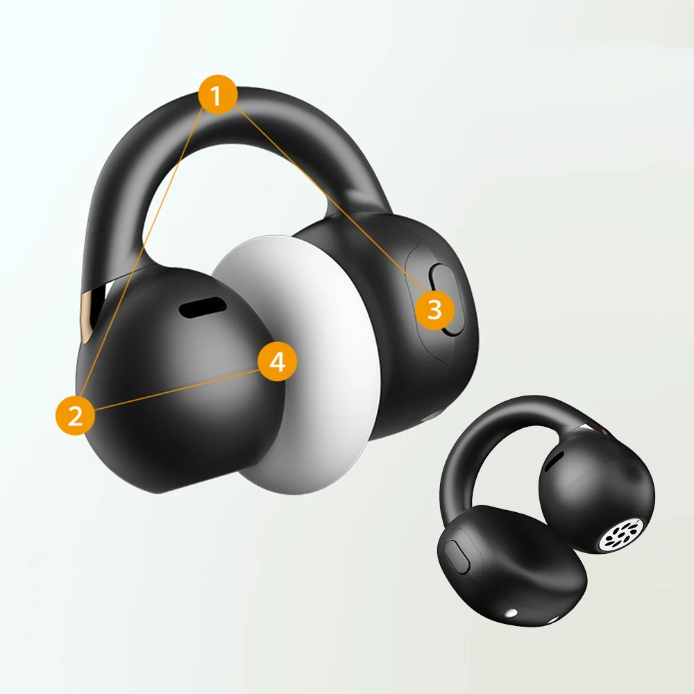 Open Ear Earbuds, Clip on Earb - Phone Cases Clear 评论和价格