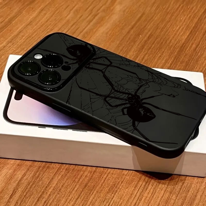 Cool Black Spider Pattern Phon - Phone Cases Rugged 评论和价格