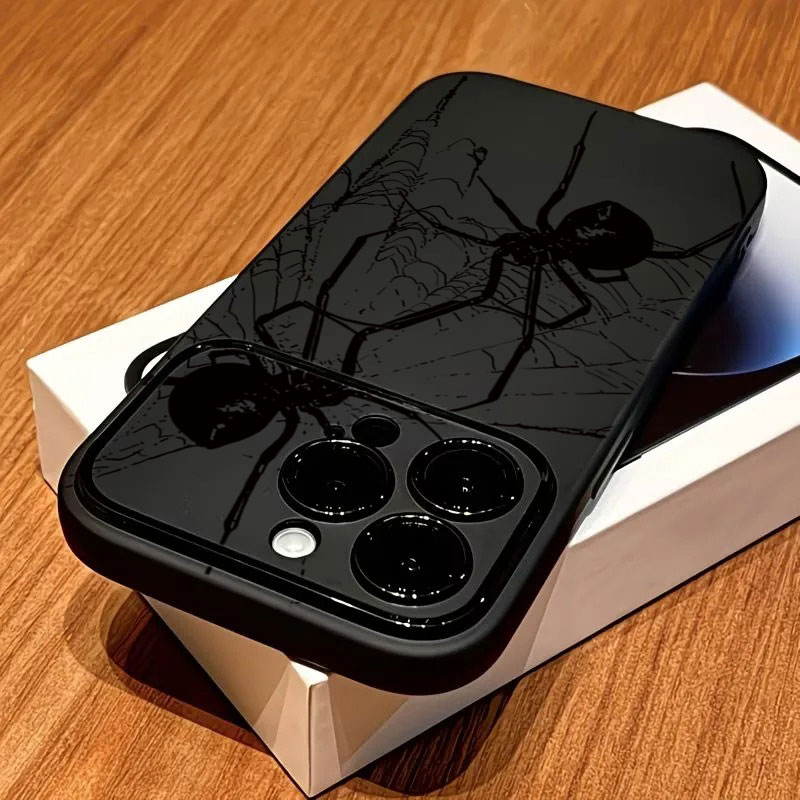 Cool Black Spider Pattern Phon - Phone Cases Rugged 评论和价格