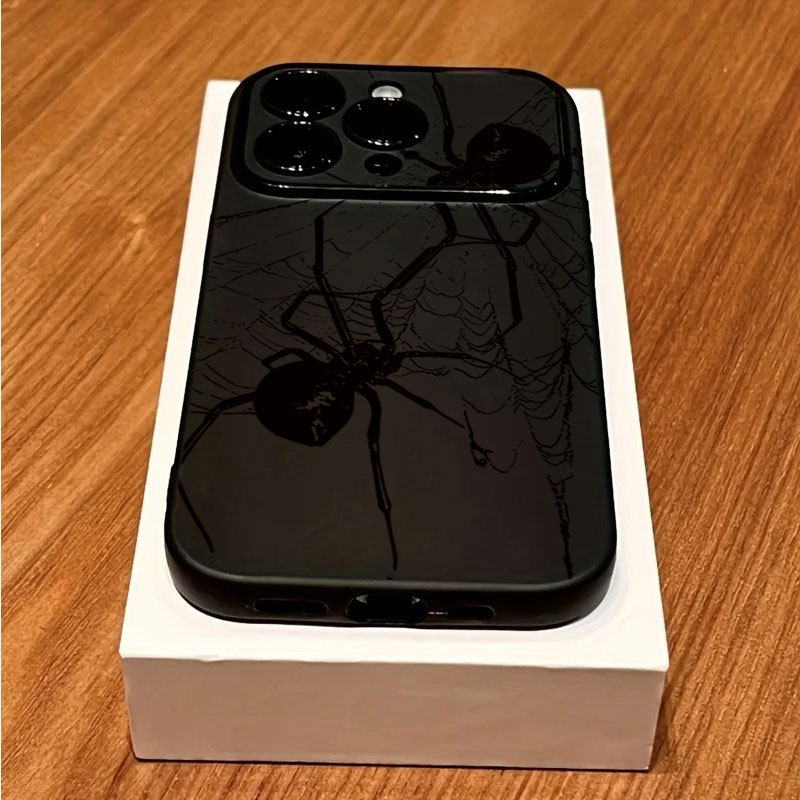 Cool Black Spider Pattern Phon - Phone Cases Rugged 评论和价格